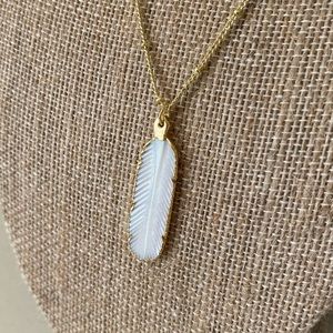 White Luxury Boho Carved Shell Pendant Necklace